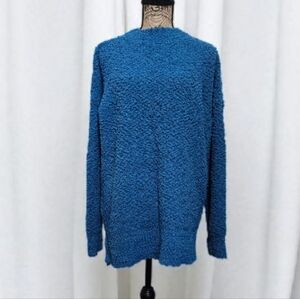 Cozy Teal Women's Crew Neck Sweater